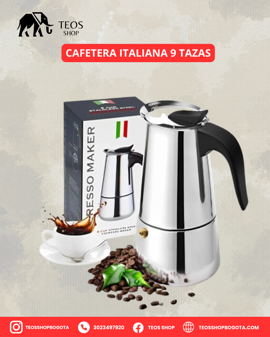 Cafetera italiana 9 tazas