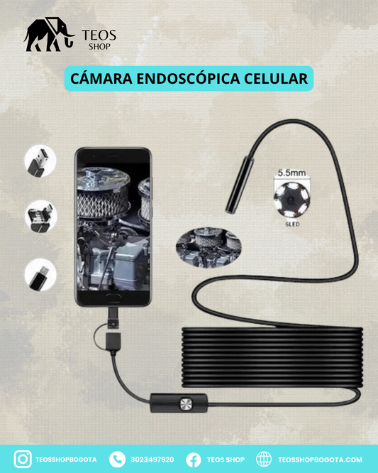 Cámara endoscópica celular