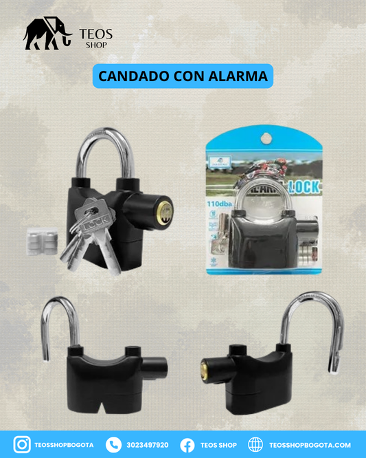 Candado con alarma