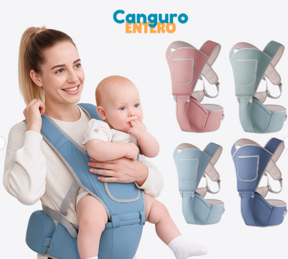 Canguro portabebés tipo bandolera