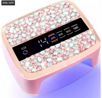Lámpara de uñas con cristales