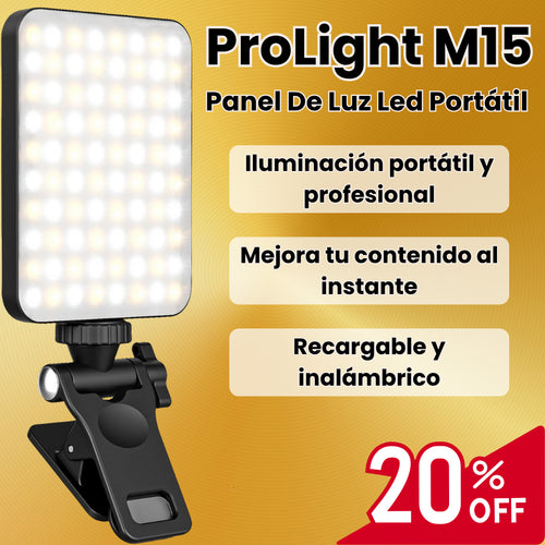 ProLight M15 | Panel De Luz Led Portátil