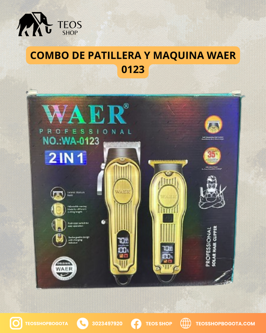 Combo de Patillera y Maquina Waer 0123