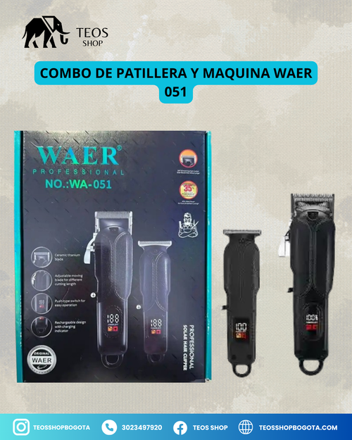 Combo de Patillera y Maquina Waer 051