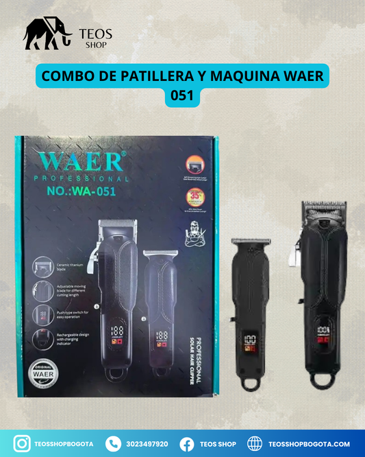 Combo de Patillera y Maquina Waer 051