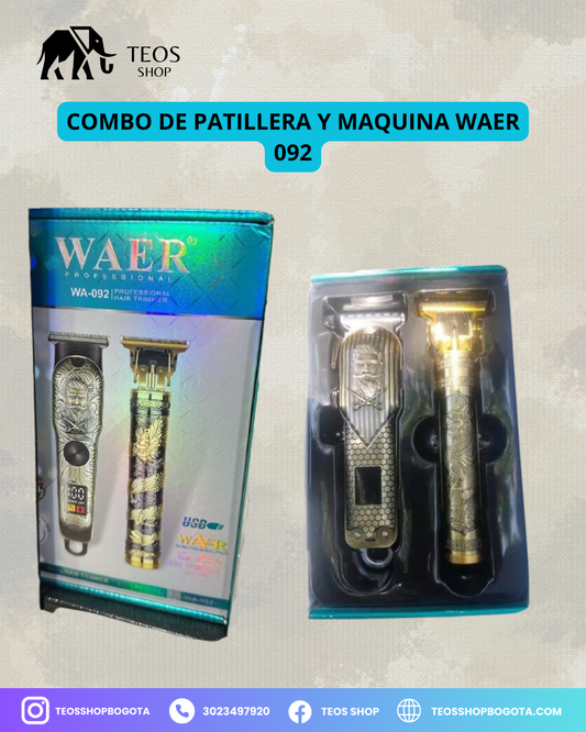 Combo de Patillera y Maquina Waer 092