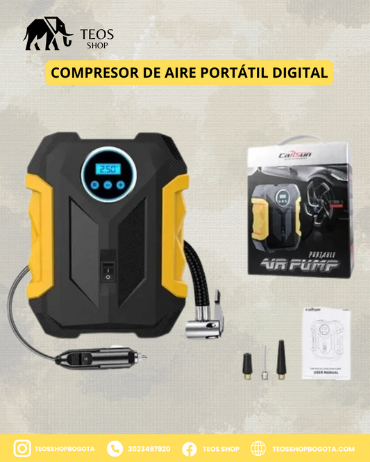 Compresor de Aire Portátil Digital