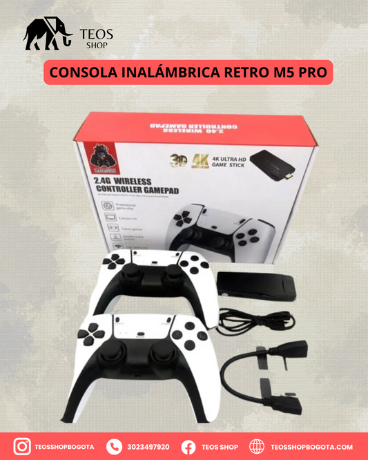 Consola inalámbrica retro M5 Pro