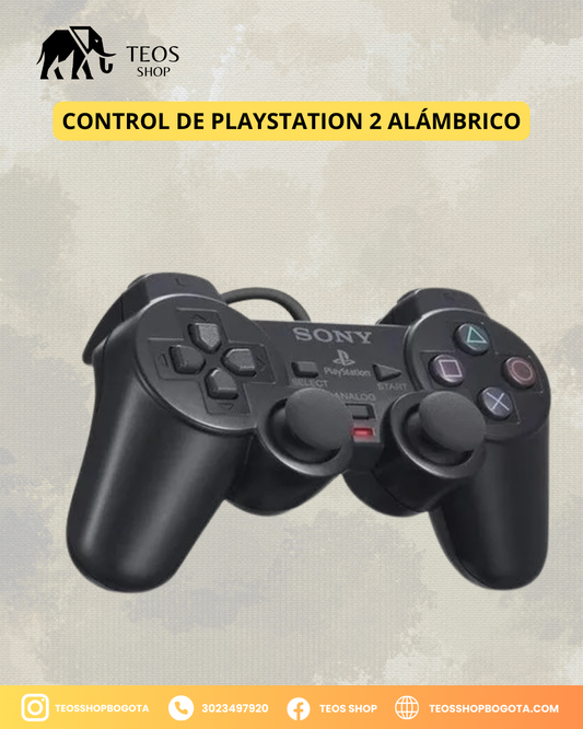 Control de PlayStation 2 alámbrico
