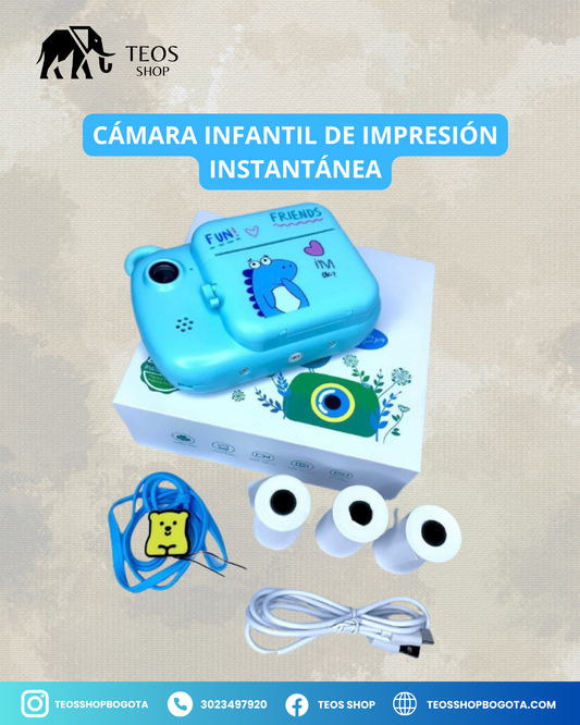 Cámara Infantil de Impresión Instantánea
