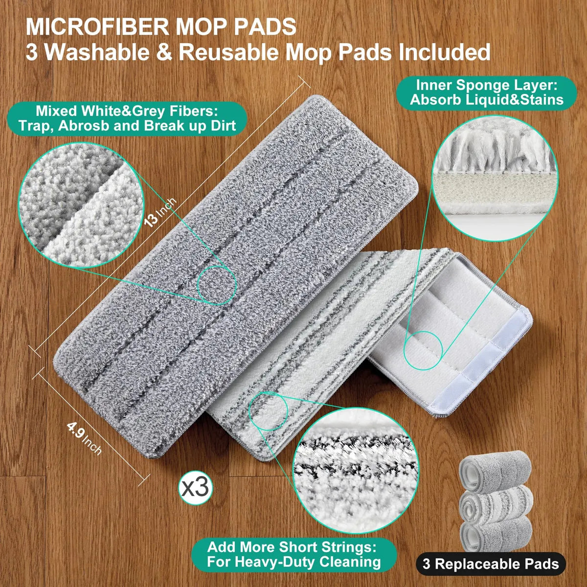 Trapeador micro fibra y escurridor