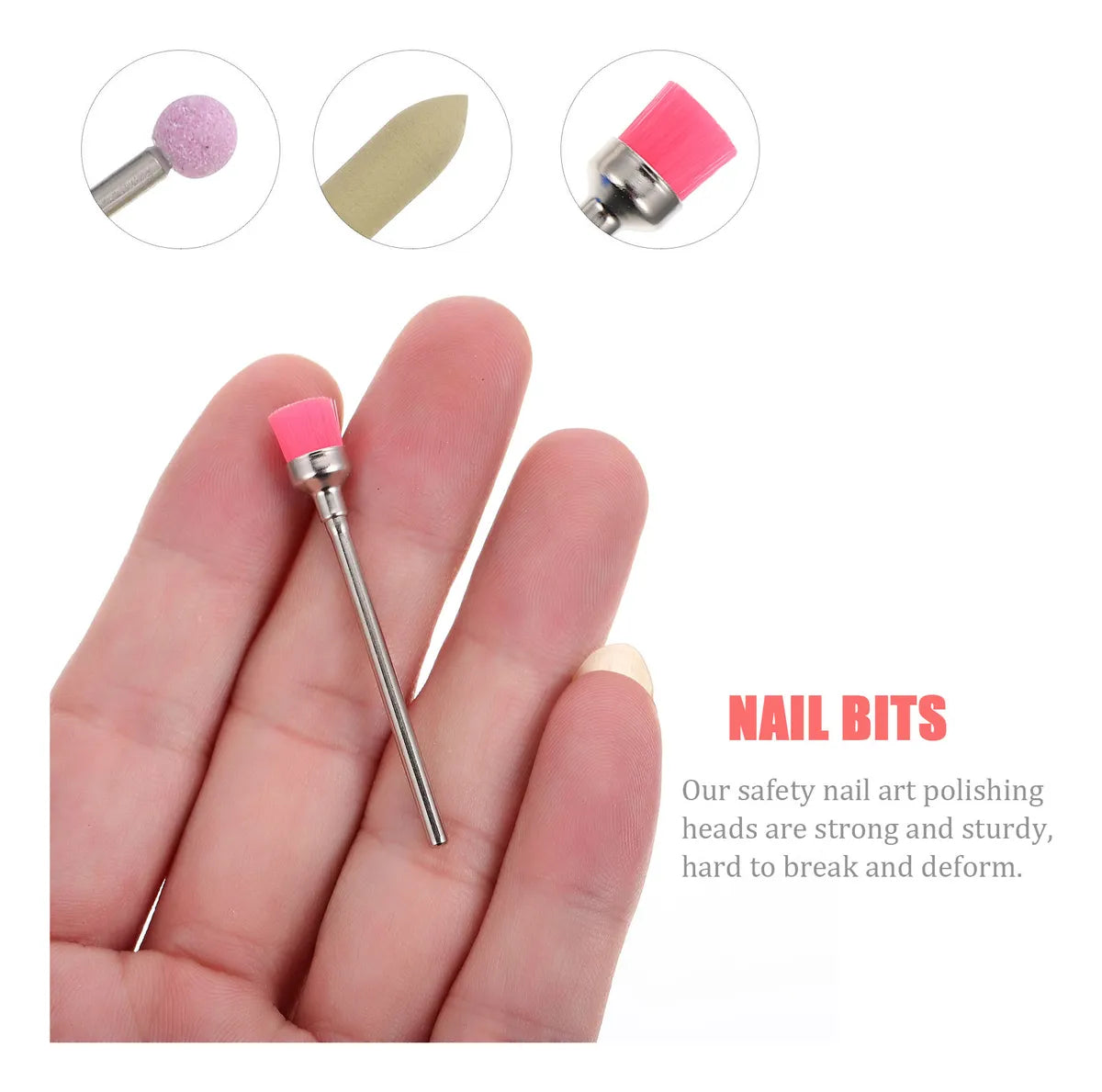 Brocas de Cerámica para Uñas (Set de 7 piezas)