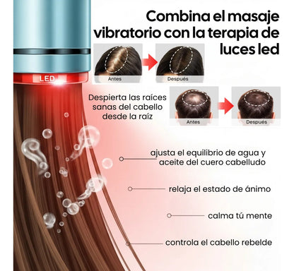 Cepillo Crecimiento Capilar Masajeador Con Vapor Electrico