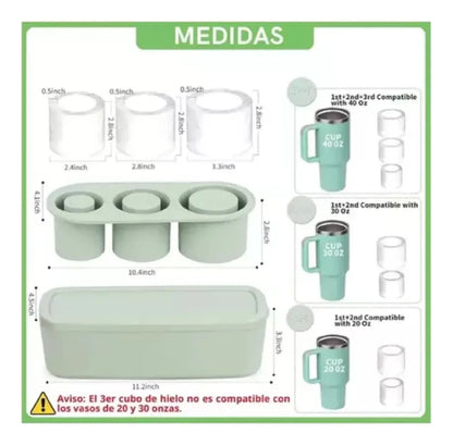 Molde de hielo Stanley