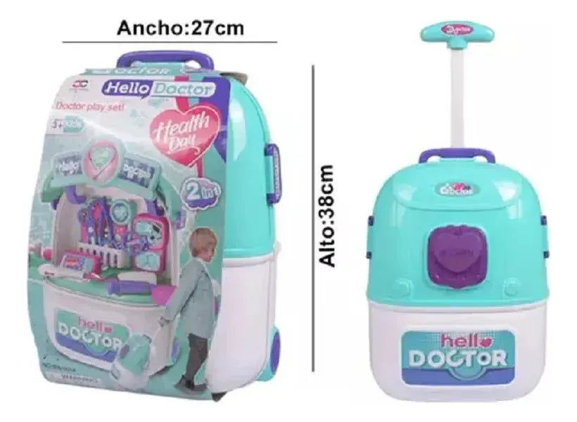 Juego set de maleta de doctora