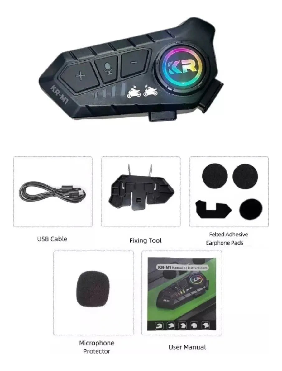 Intercomunicador KR-M1 para Casco