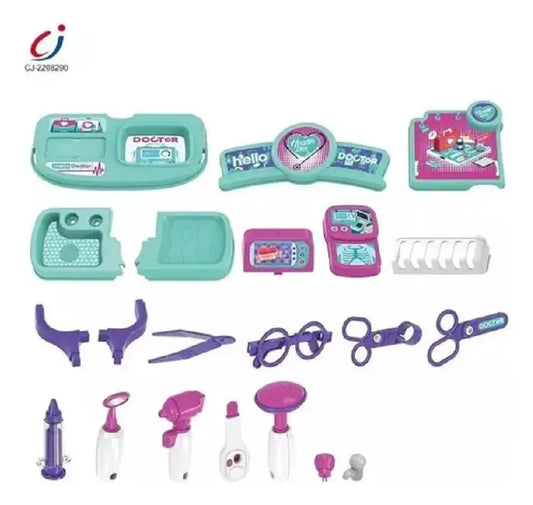 Juego set de maleta de doctora