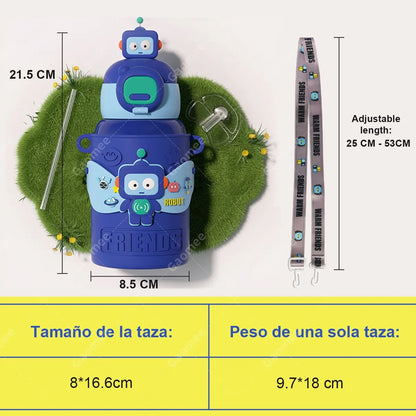 Botilito para niños con cuerda para cargar