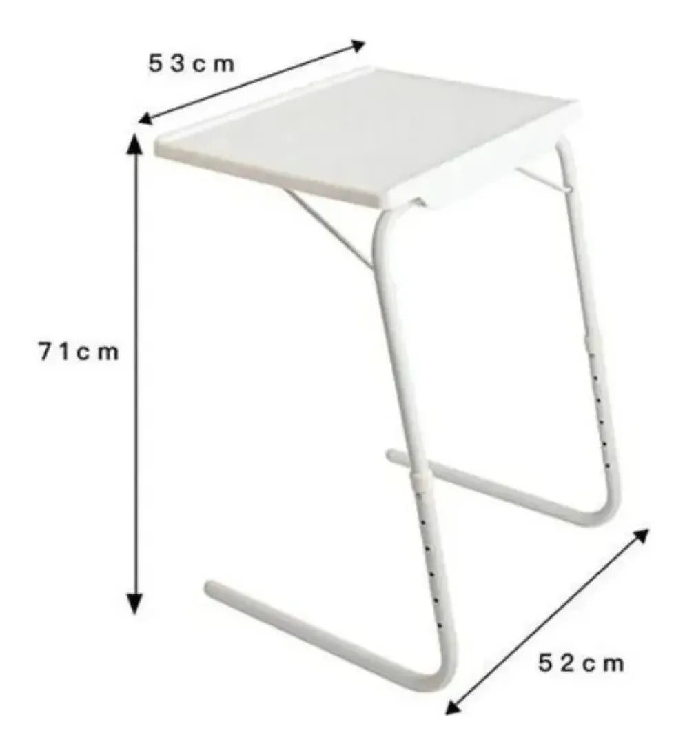 Mesa plegable ajustable multiusos