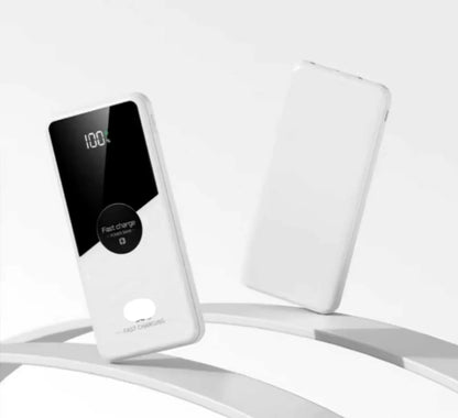 Power Bank 10000 MAH con Cables Integrados