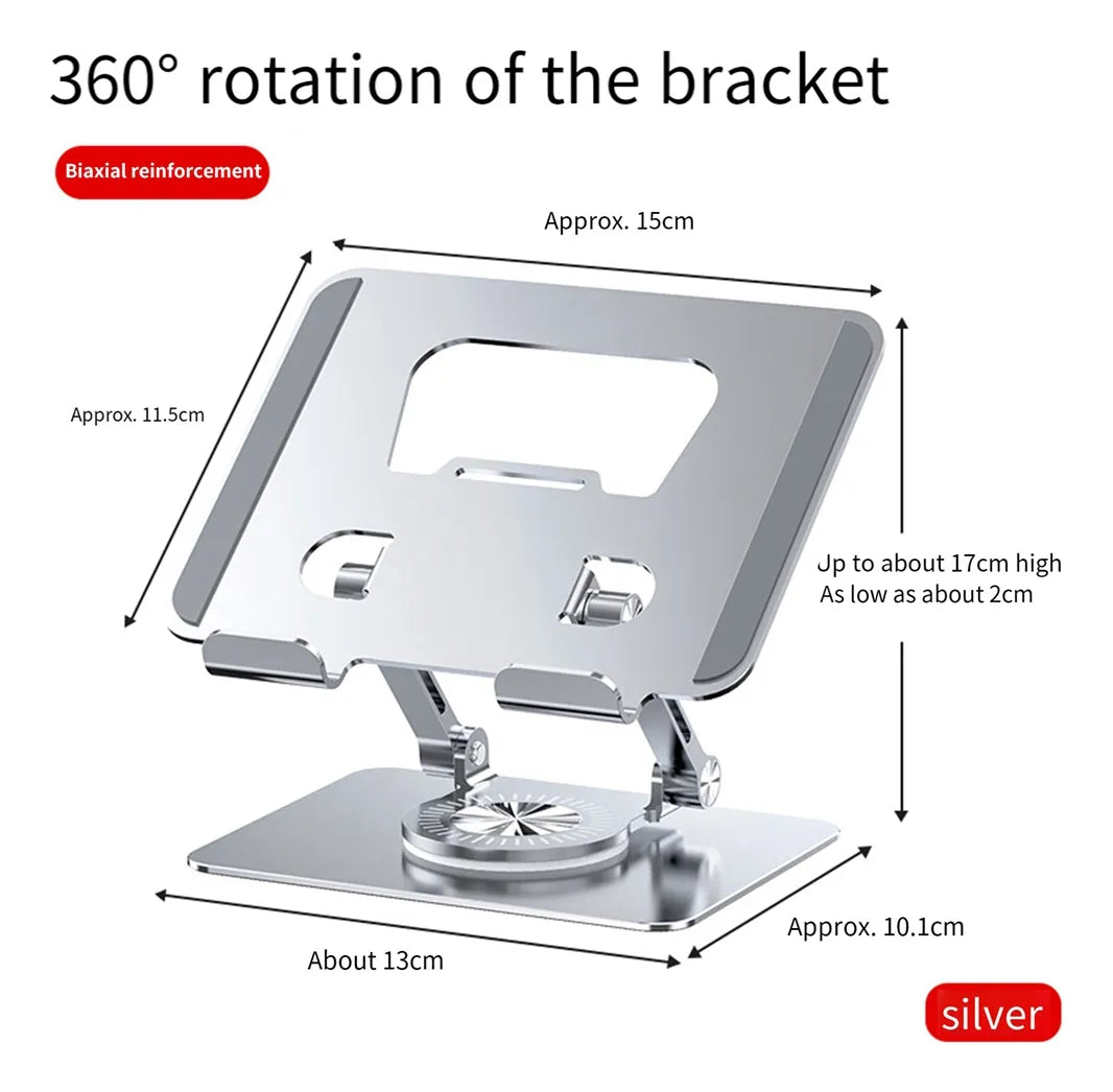 Soporte ajustable de aluminio para laptop o Tablet