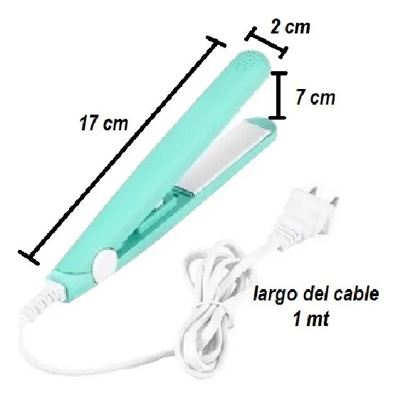 Mini plancha alisadora portátil