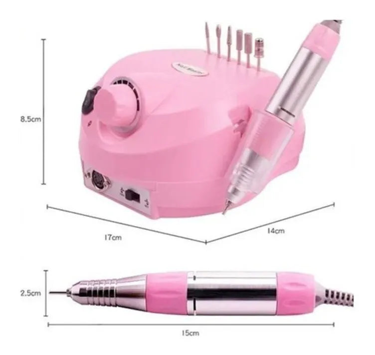 Pulidor eléctrico profesional de uñas con pedal