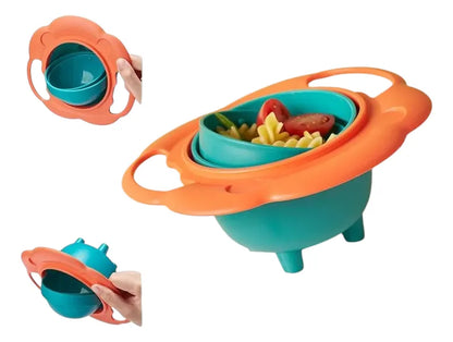 Plato giratorio antiderrame para niños