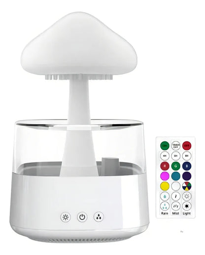 Humidificador con diseño de hongo y luz LED