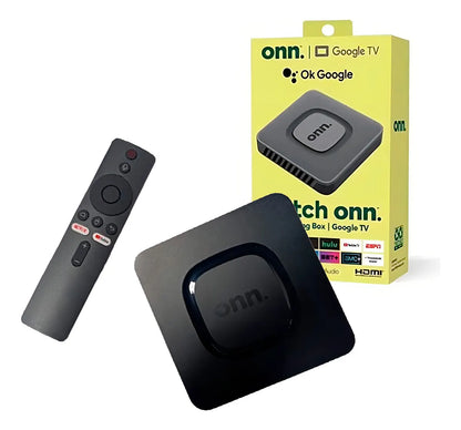 Caja Verde TV Stick Onn Google TV Box