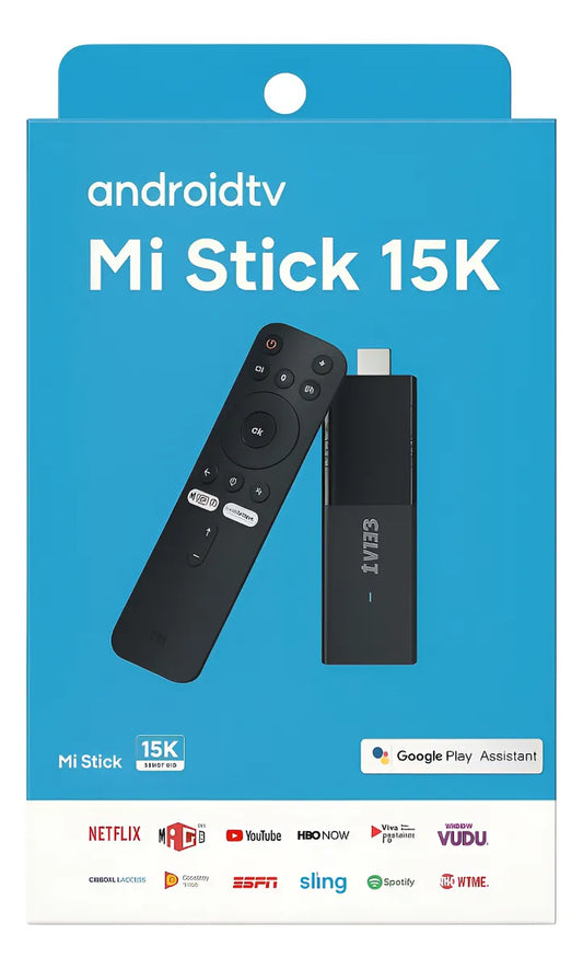 Caja azul TV Stick Mi Stick 15K