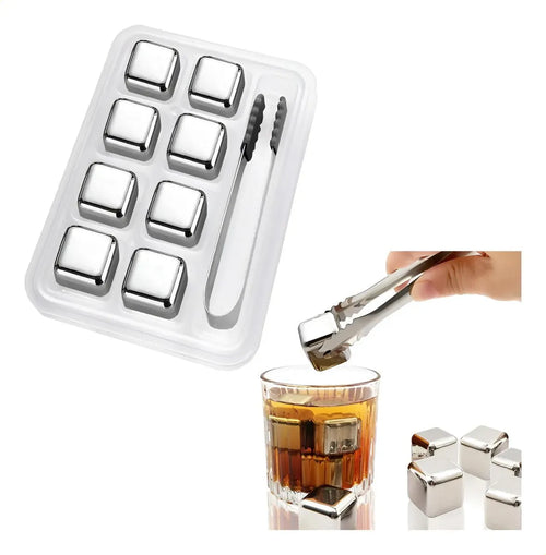 Set de cubos de hielo x8