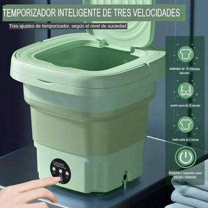 Mini Lavadora Portátil Plegable