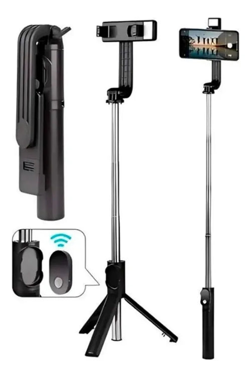 Trípode – selfie stick con control remoto