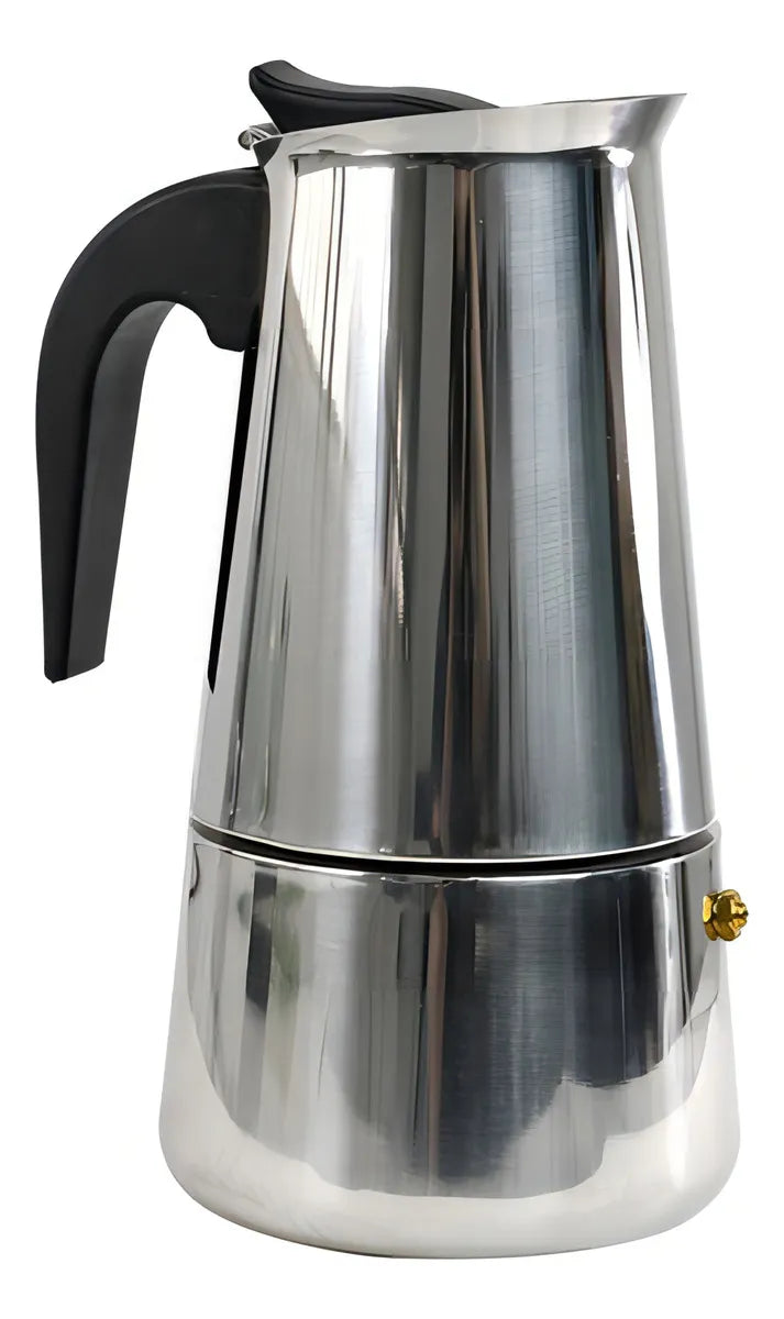 Cafetera italiana de acero inoxidable 6 tazas