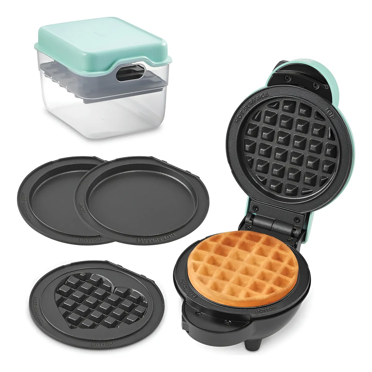 Mini waflera máquina multiusos 3 en 1