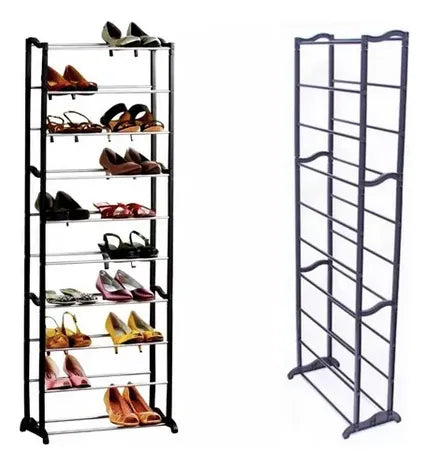 Organizador metálico tipo zapatero o estantería vertical multiusos