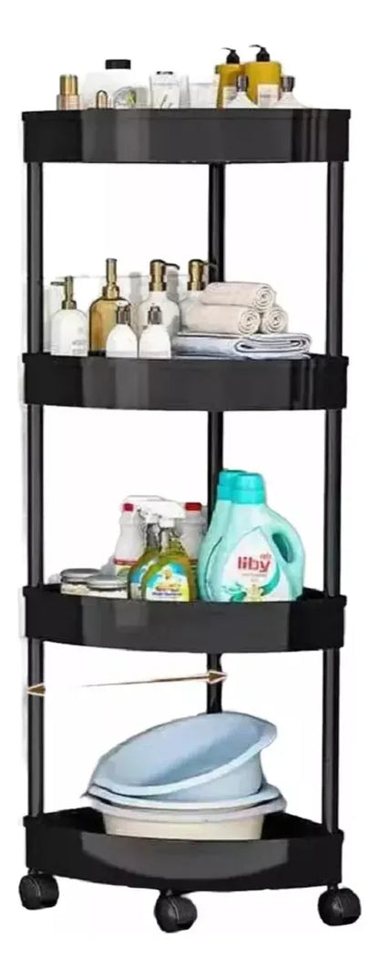 Organizador multiusos con ruedas de 4 niveles