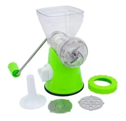 Máquina manual de moler carnes y alimentos multifuncional