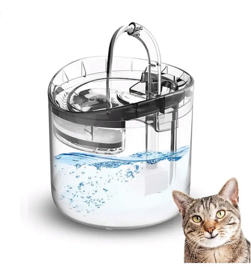 Fuente de agua para mascotas automático con sensor