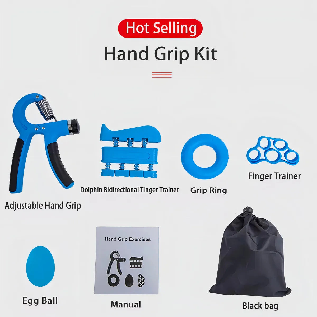 Kit de Entrenamiento de Mano y Antebrazo