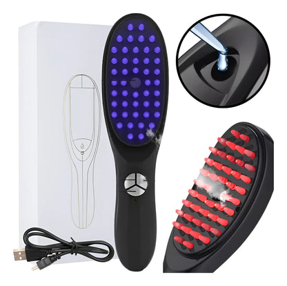 Cepillo Crecimiento Capilar Masajeador Con Vapor Electrico