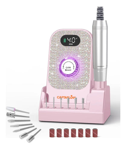 Pulidor de Uñas Portátil Eléctrico Recargable
