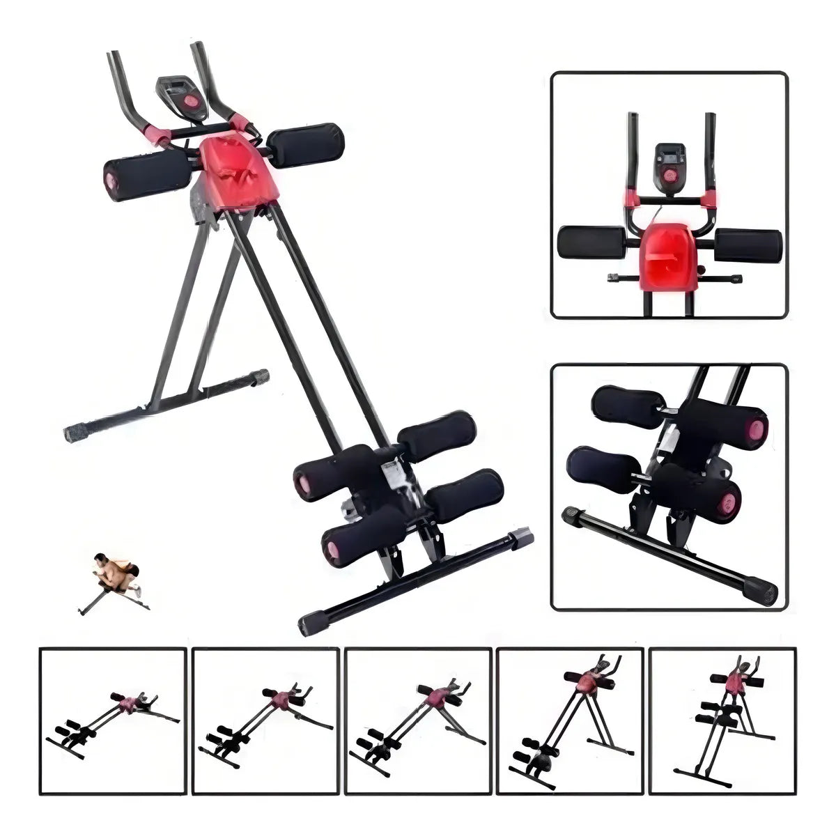 Máquina de ejercicio abdominal multifuncional