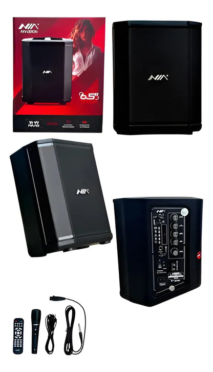 Parlante portátil NIA AN-2306 de 6.5” con múltiples conexiones