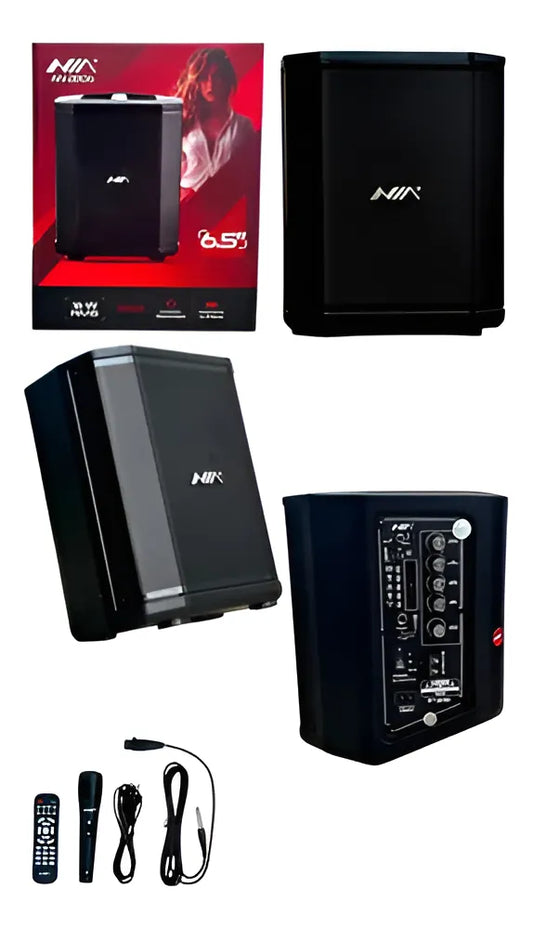 Parlante portátil NIA AN-2306 de 6.5” con múltiples conexiones