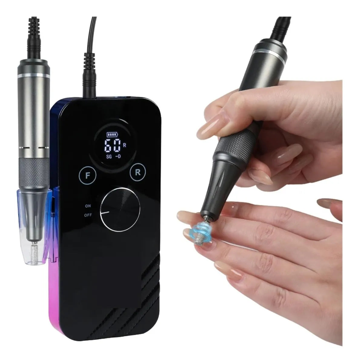 Pulidor de Uñas Profesional (Portátil y Recargable)