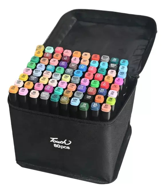 Set de marcadores Touch de doble punta (80 piezas)
