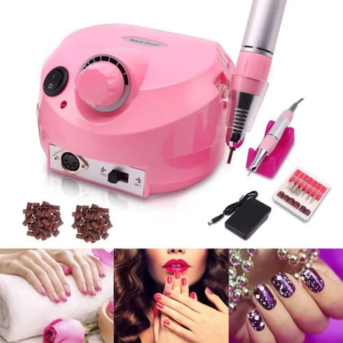 Pulidor eléctrico profesional de uñas con pedal