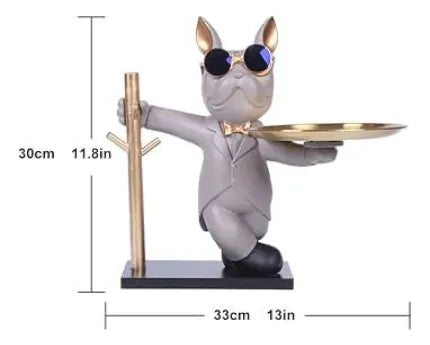Escultura de perro